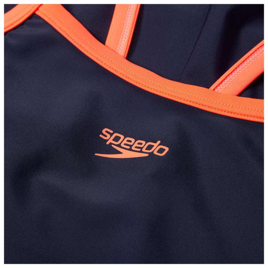 Speedo Παιδικό ολόσωμο μαγιό Plastisol Placement Thinstrap Muscleback Speedo Παιδικό ολόσωμο μαγιό Plastisol Placement Thinstrap Muscleback